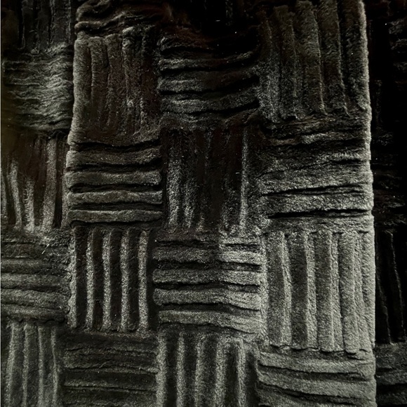 SOLD;Sheared Beaver stroller , Size 16 , Hood And Collar, Hand Clipped Texture - Picture 15 of 16